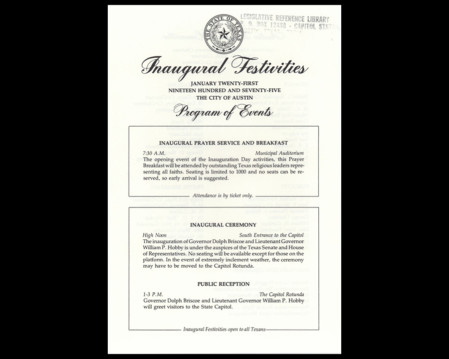 Inaugural documents